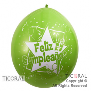 PIATA S R36 FASHION F/CUMPLE ESTRELLA 2C VERDE LIMA x 1